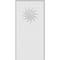 Ekena Millwork Standard Foster Spiral Plinth Block With Beveled Edge, 5"W x 10"H x 1"P PBP050X100X100FOS13 - alternate 4